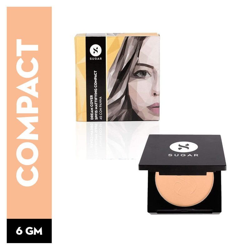 SUGAR - Dream Cover SPF15 Mattifying Compact - 45 Con Panna (6g)