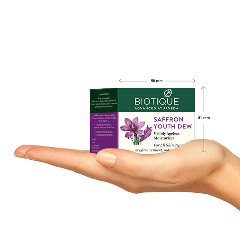 Biotique - Bio Saffron Youth Dew Visibly Ageless Moisturizer (50gm)