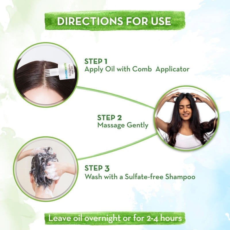 Mamaearth BhringAmla Hair Oil with Bhringraj & Amla for Intense Hair Treatment (250mL)