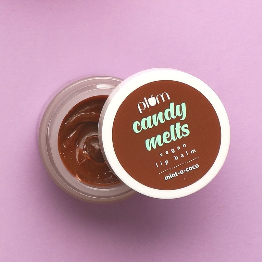 Plum - Candy Melts Vegan Lip BalmMint-o-Coco | With Natural UV Protection for Lips |