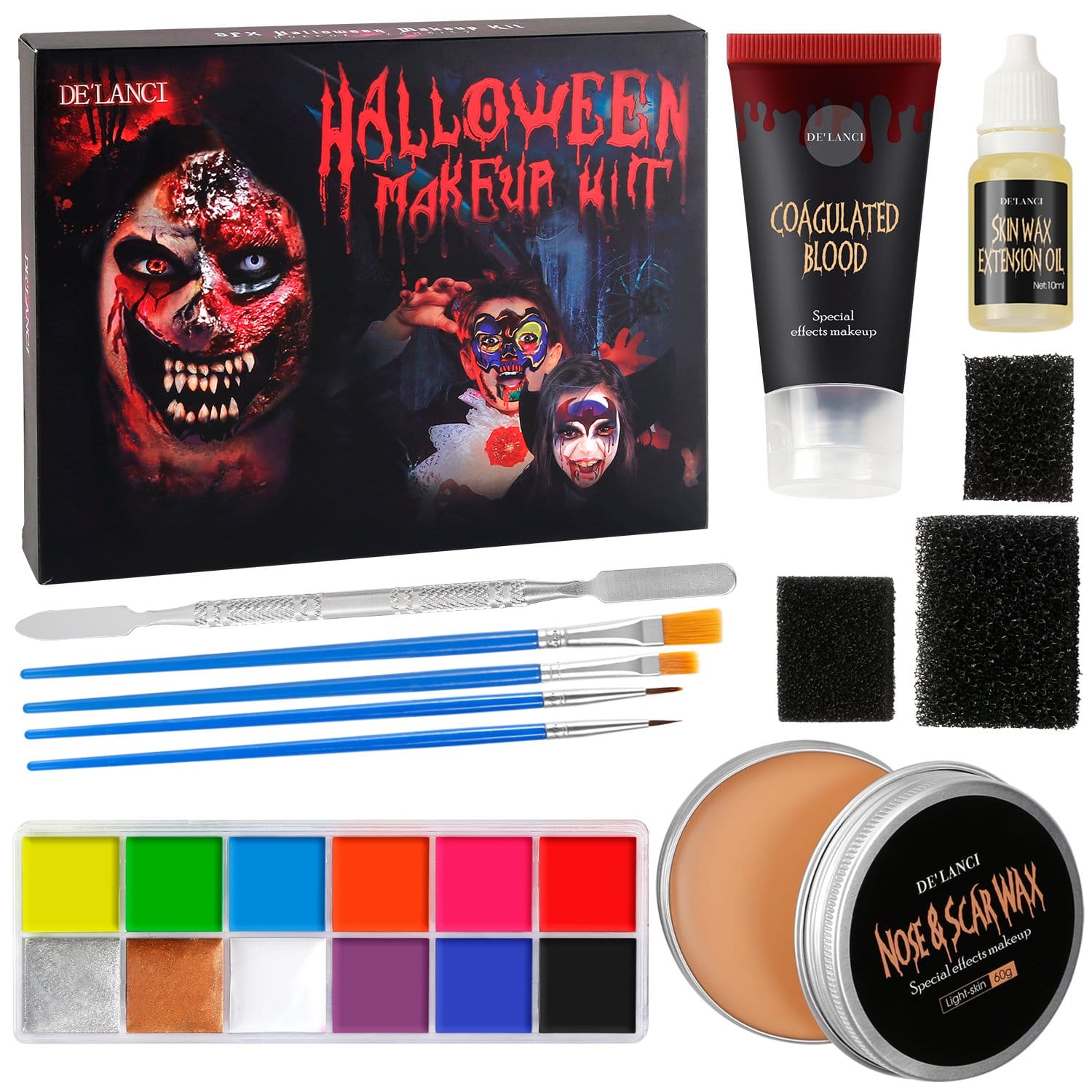 Delanci - Special Effects (Stage Halloween) Makeup Set