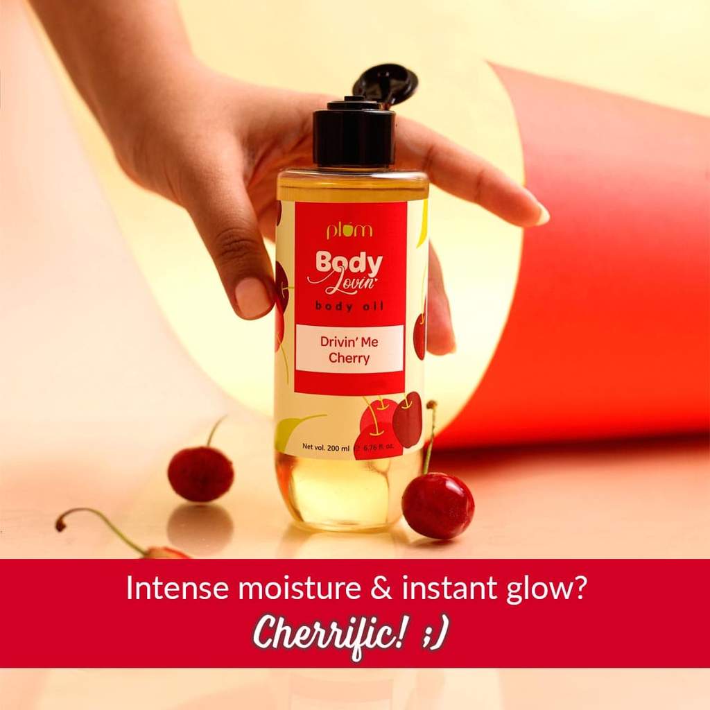 Plum BodyLovin' Drivin’ Me Cherry Body Oil (200mL)
