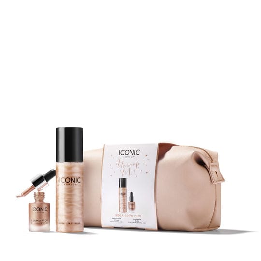 Iconic London - Our best-selling duo of shimmering setting spray and pigment-packed liquid highlighter