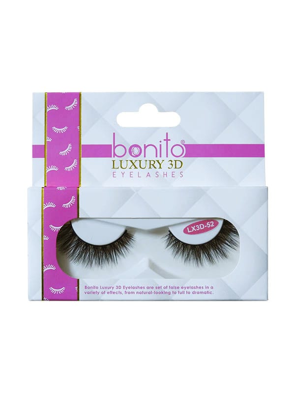 BONITO LUXURY 3D EYELASHES (Lx3D_52)