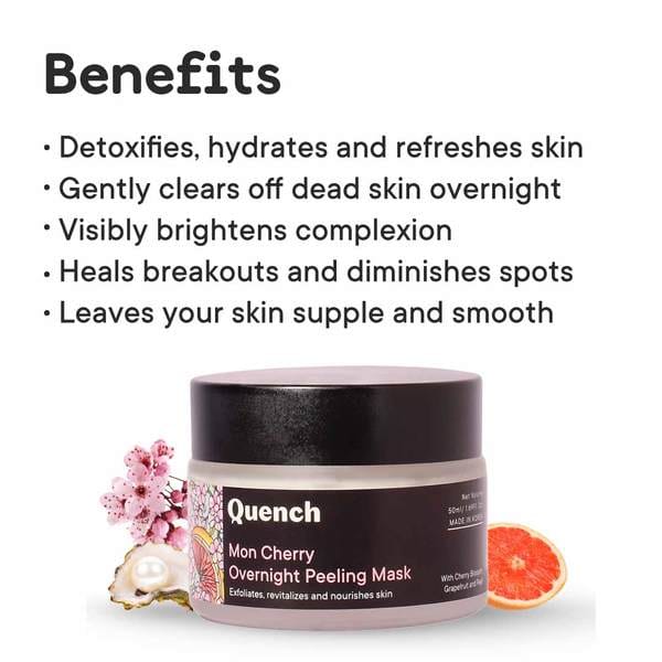 Quench - MON CHERRY OVERNIGHT PEELING MASK (50ml)