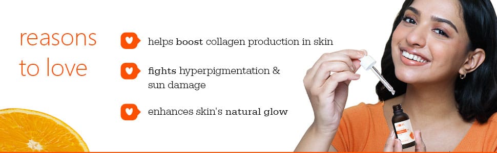 Plum 15% Vitamin C Face Serum with Mandarin for Glowing Skin with Pure Ethyl Ascorbic Acid (30ml)