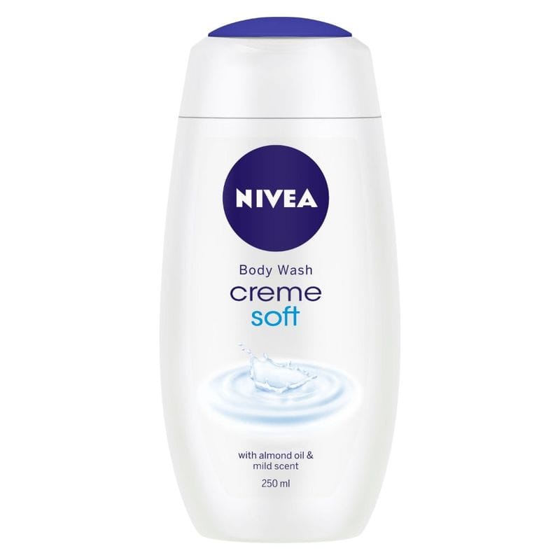 NIVEA Women Body Wash, Crème Soft Shower Gel, with Almond Oil for Soft Skin (250ml)
