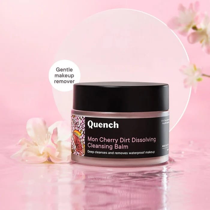 Quench - Dirt Dissolving Cleansing Balm With Cherry Blossom Radiance (50ml)