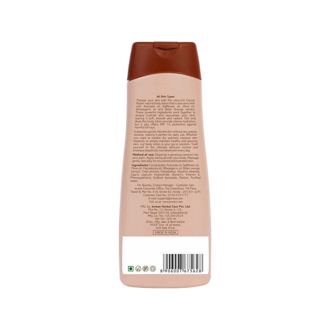 Jovees - Ultra Rich Body Lotion With Spf 15 Cocoa Butter (300ML) [Buy 1 Get 1 Free]