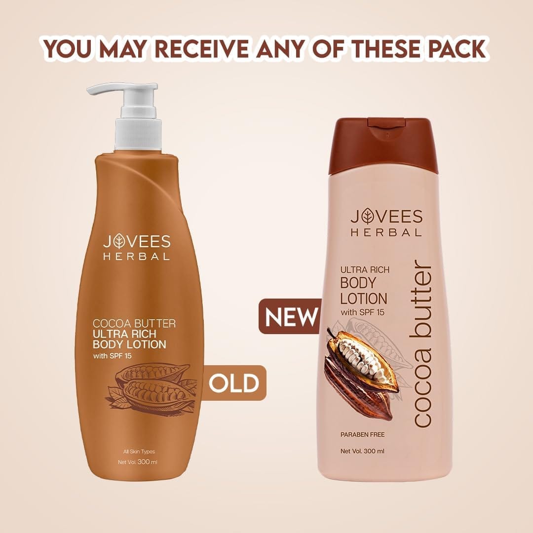 Jovees - Ultra Rich Body Lotion With Spf 15 Cocoa Butter (300ML) [Buy 1 Get 1 Free]