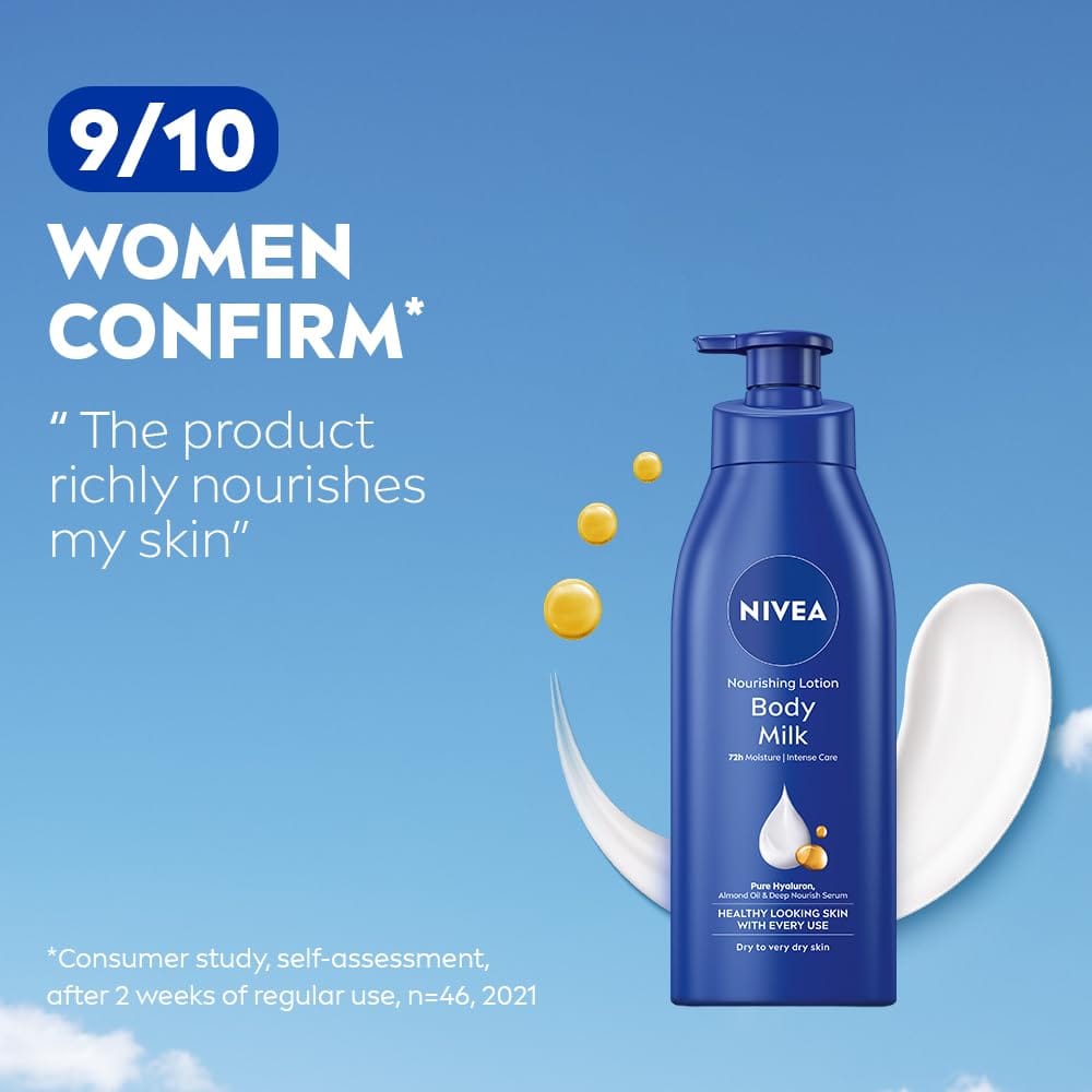 Nivea - Nourishing Lotion Body Milk 72h Moisture Intense Care (600ML)