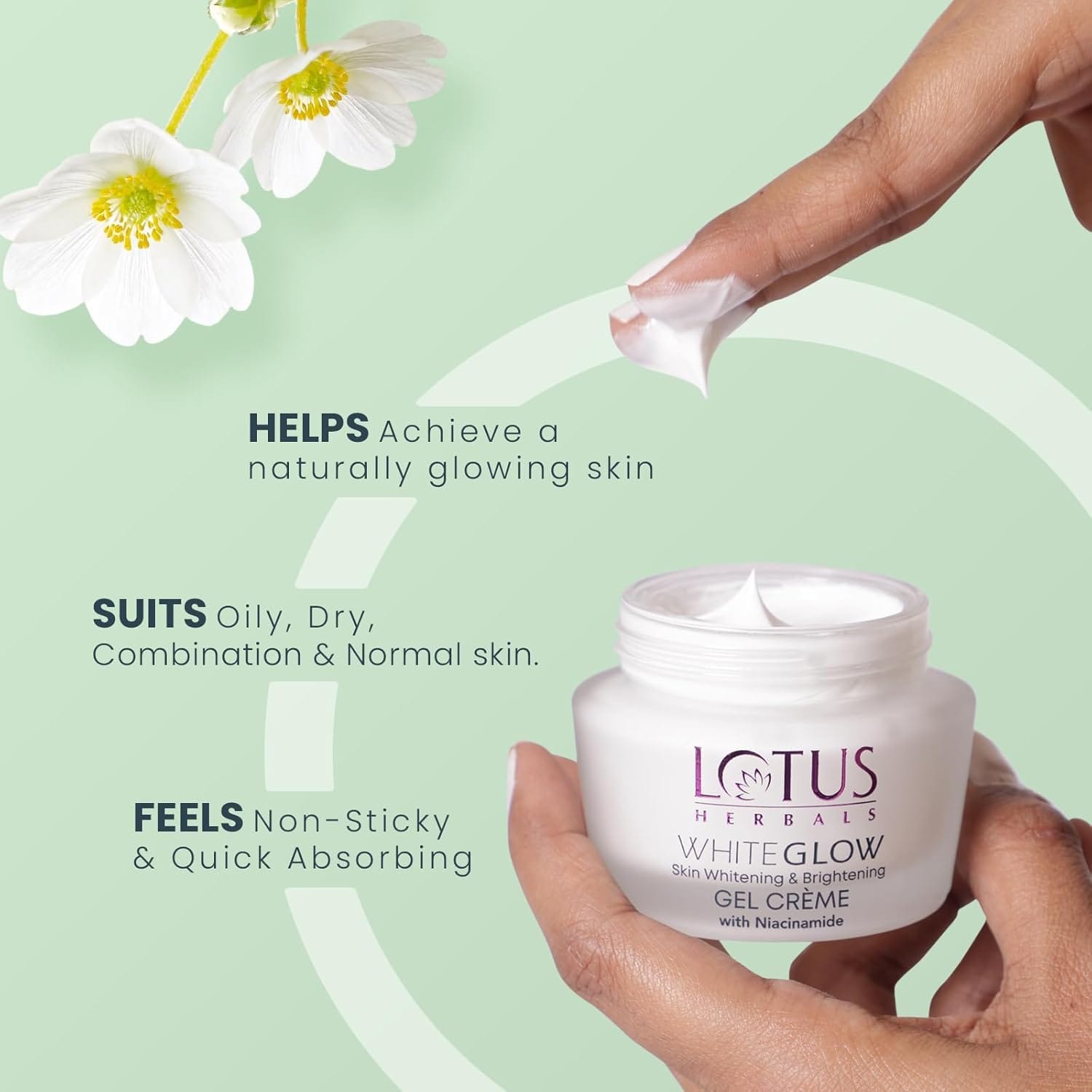 Lotus Herbals - WhiteGlow Skin Whitening & Brightening Gel Creme SPF 25 PA+++