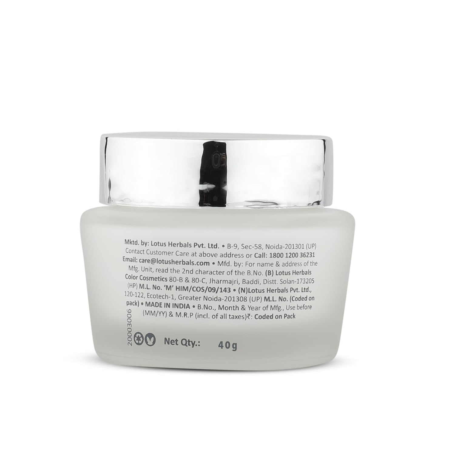 Lotus Herbals - WhiteGlow Skin Whitening & Brightening Gel Creme SPF 25 PA+++