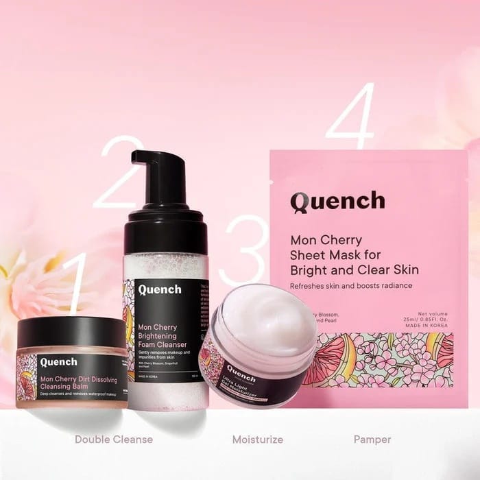Quench - Dirt Dissolving Cleansing Balm With Cherry Blossom Radiance (50ml)