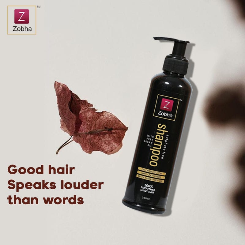 Zobha - Pure Argan Oil Sulphate Free Shampoo (250ml)