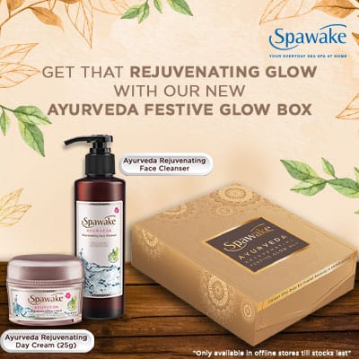 Spawake - Ayurveda Rejuvenating Festive Glow Kit Box (190ml+25g)