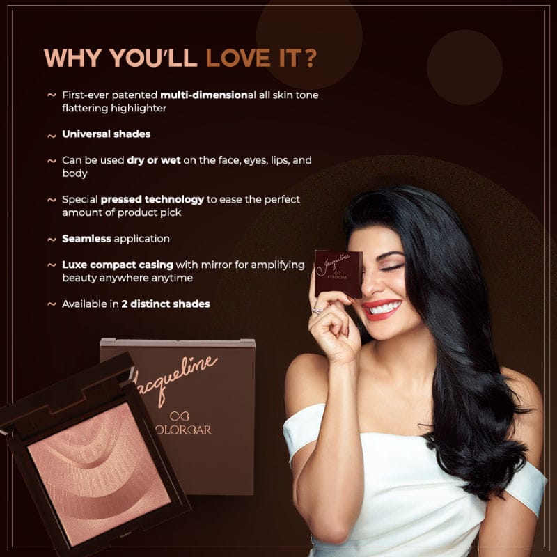 Colorbar - X Jacqueline Glow With Love Highlighter - Prismatic Romance - 001 (9.5 g)