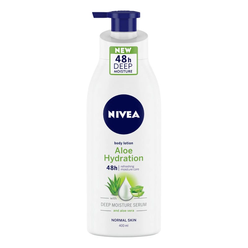 NIVEA Body Lotion, Aloe Hydration, with Aloe Vera, for Smooth, Hydrated Skin