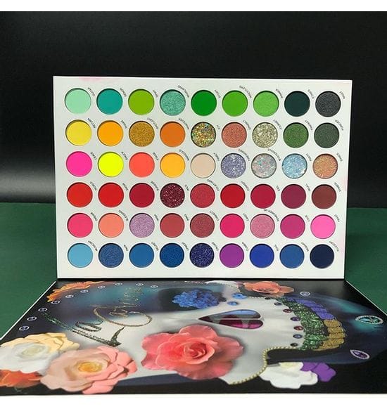 De'lanci - 54 Color (La Catrina) Makeup Palette