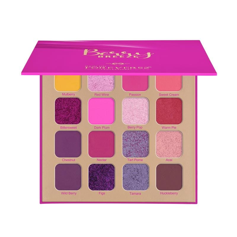 Forever 52 - 16 Color Eyeshadow Palette (Berry Breeze) - (BRZ003)