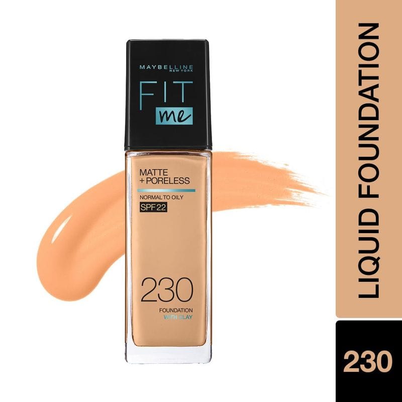 Maybelline New York - Fit Me Matte+Poreless Liquid Foundation With Pump