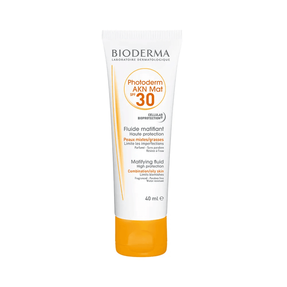 Bioderma - Photoderm Akn Mat Fluide SPF 30 High Protection & Water Resistant- Combination/Oily Skin (40mL)