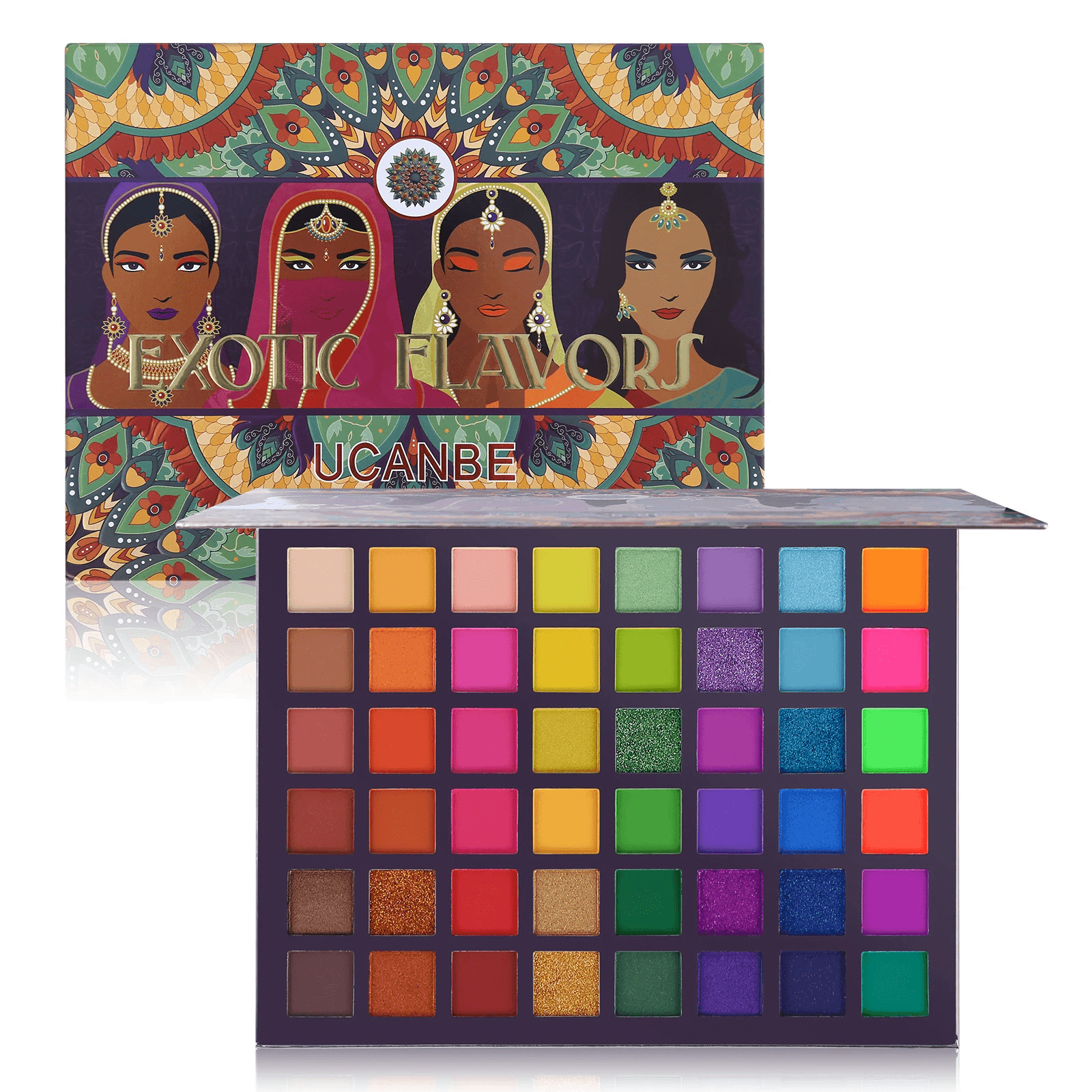 UCANBE - 48 Colors Exotic Flavors Eyeshadow Palette