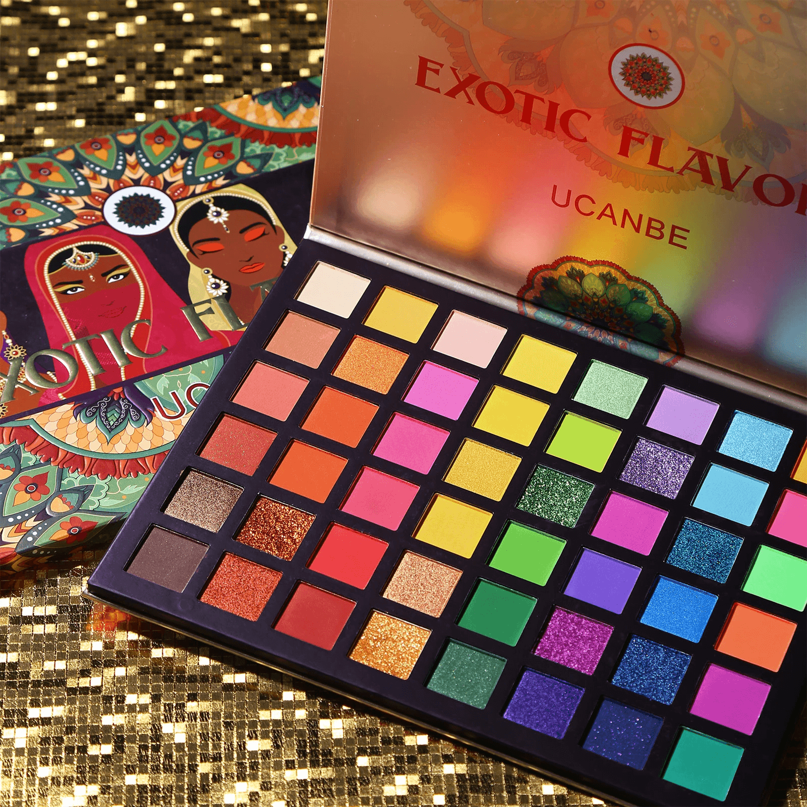 UCANBE - 48 Colors Exotic Flavors Eyeshadow Palette