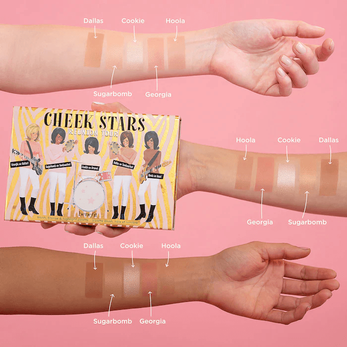 Benefit Cosmetics - Cheeks Stars Reunion Tour: Blush, Bronzer & Highlighter Palette