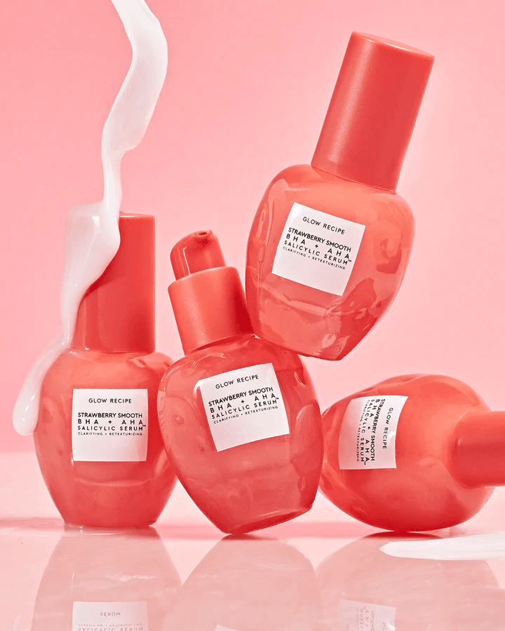 Glow Recipe - Strawberry Smooth BHA + AHA Salicylic Serum (30mL)