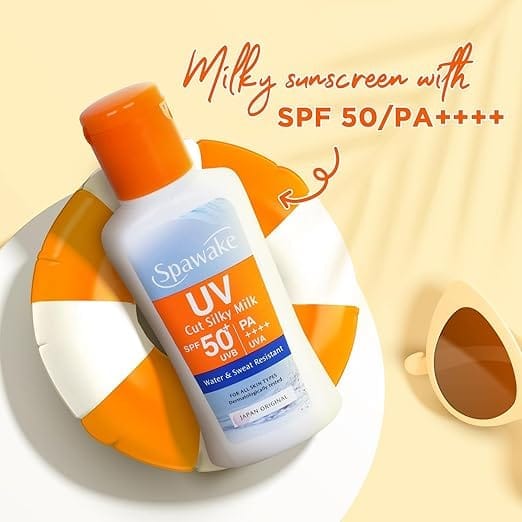 Spawake - Uv Cut Silky Milk SPF 50 PA++++ Water Resistant (45ml)