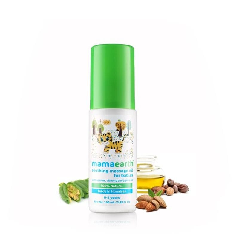 Mamaearth Soothing Massage Oil for Babies 0-5 Years (100mL)