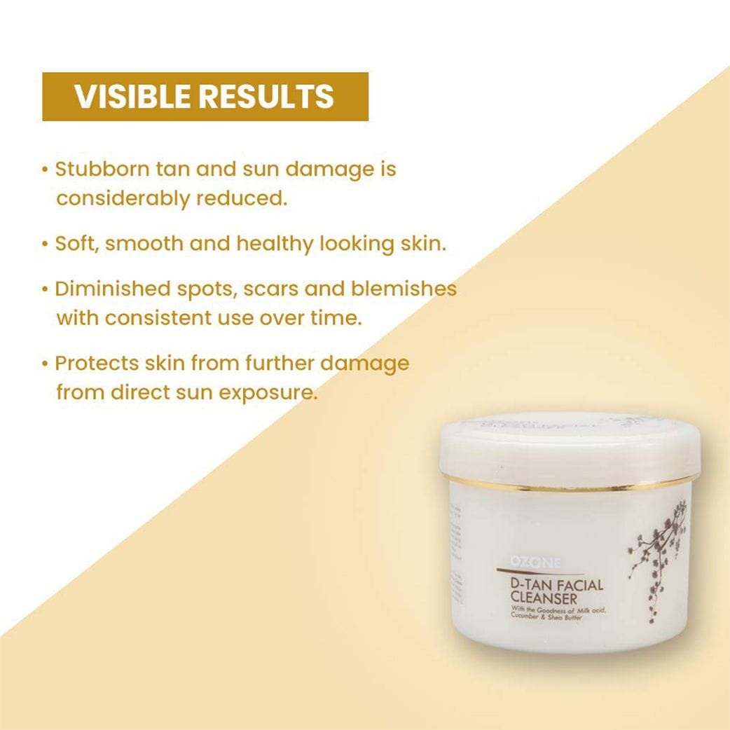 Ozone D-Tan Facial Cleanser (250gm)