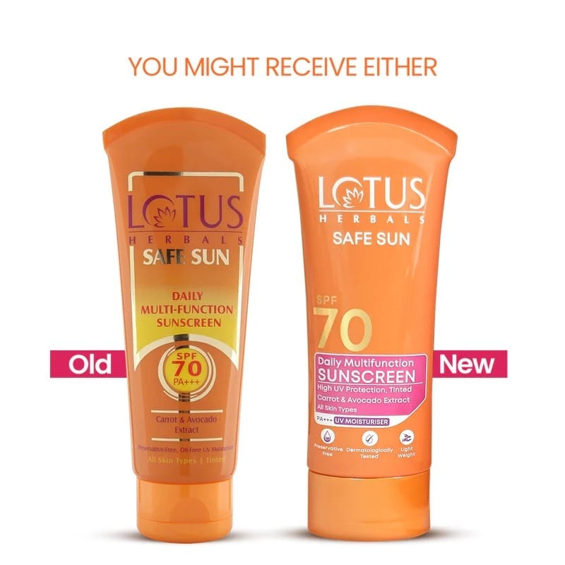 Lotus Herbals - Safe Sun Daily Multi-Function Sunscreen SPF 70 PA+++ (60g)