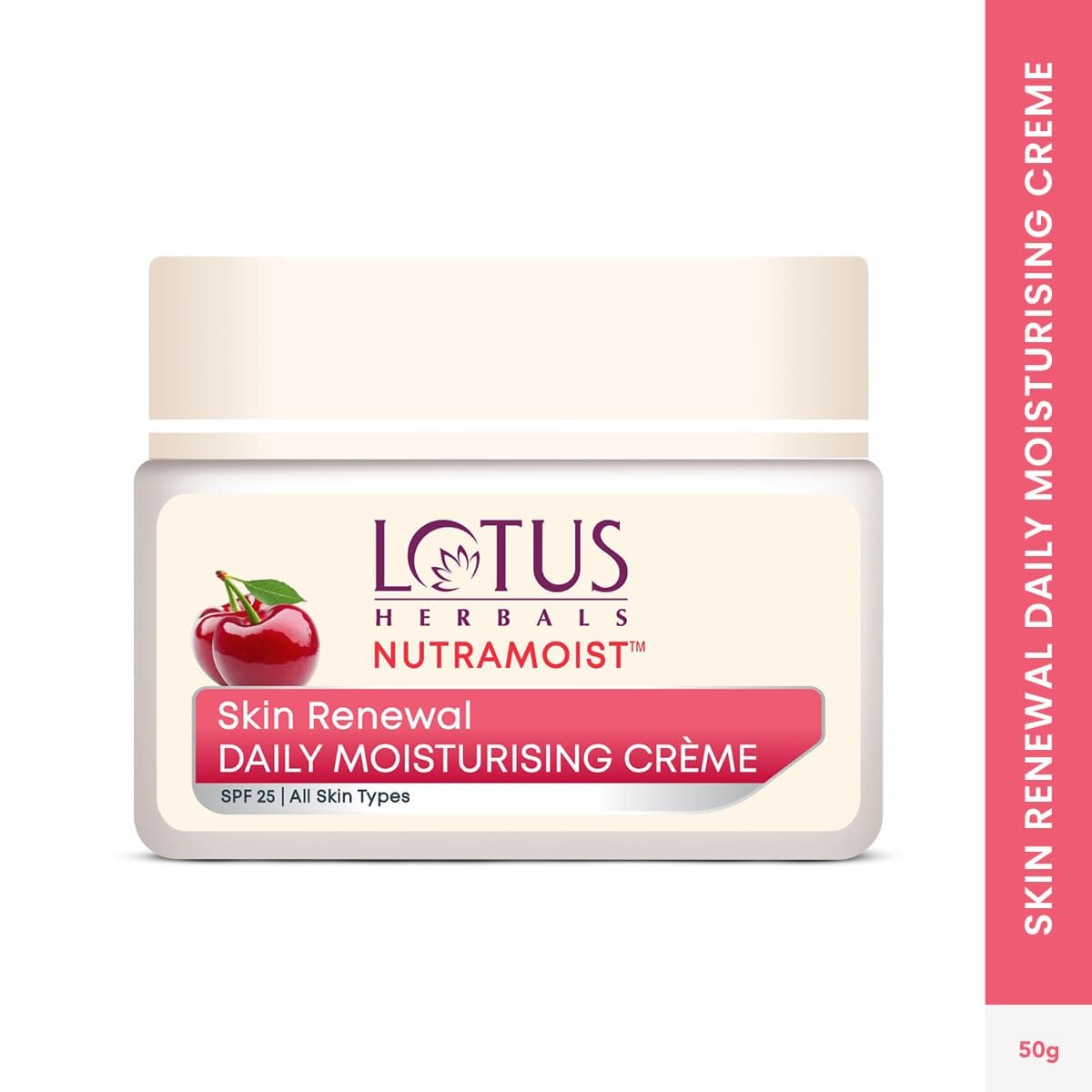 Lotus Herbal - Nutramoist Skin Renewal Daily Moisturising Creme Spf-25 (50g)
