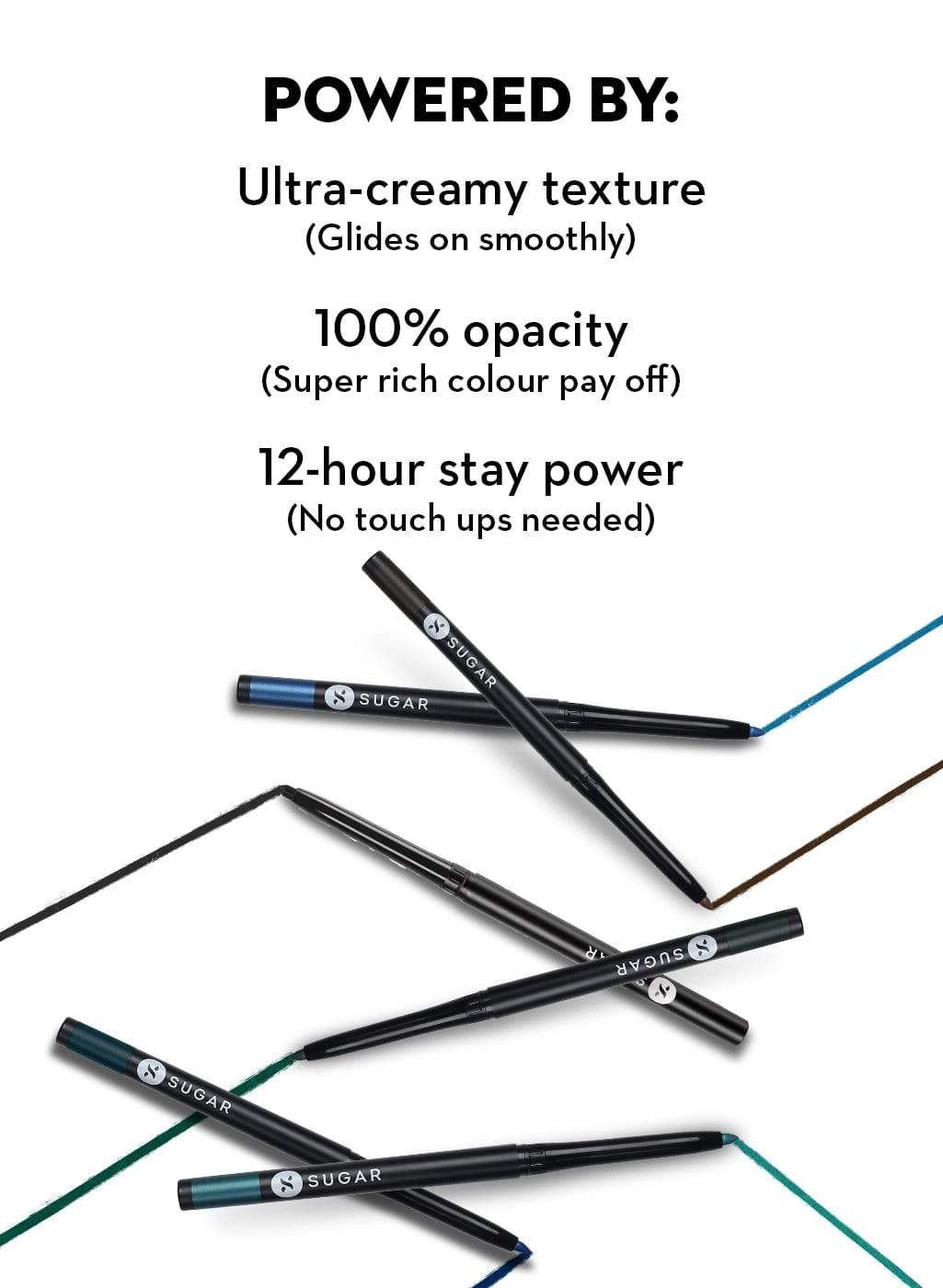 SUGAR - Kohl Of Honour Intense Kajal 01 Black Out (Black)