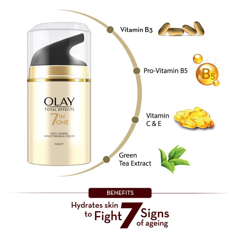 Olay - Total Effects 7 In One Night Cream (50g)