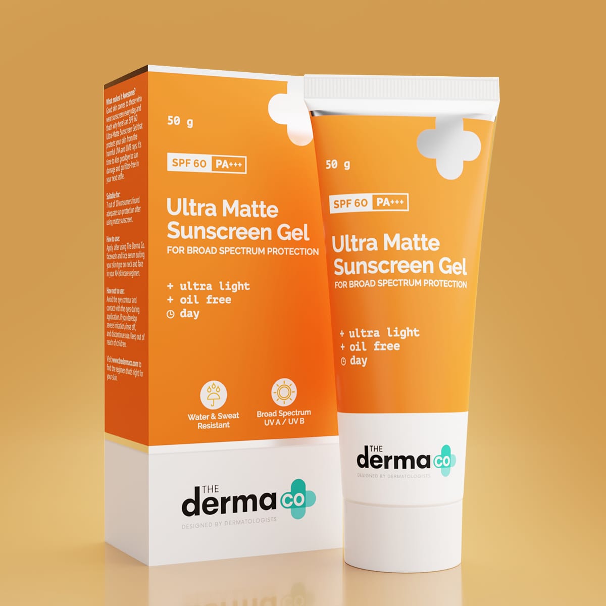The Derma - Ultra Matte Sunscreen Gel Spf 60 PA+++ (50g)