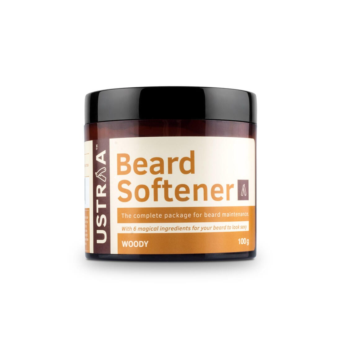 Ustraa Beard Softener Woody - (100g)