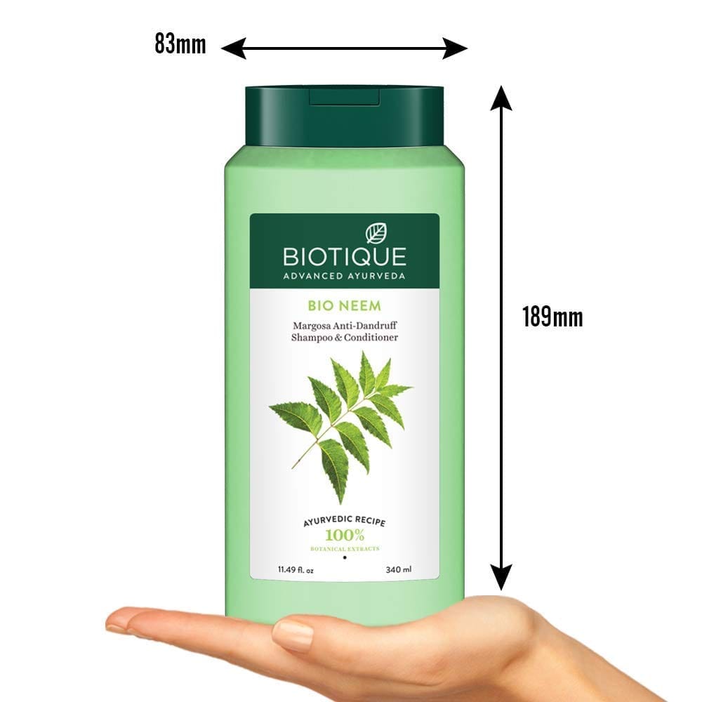 Biotique - Bio Neem Margosa Anti-Dandruff Shampoo & Conditioner (340ml)