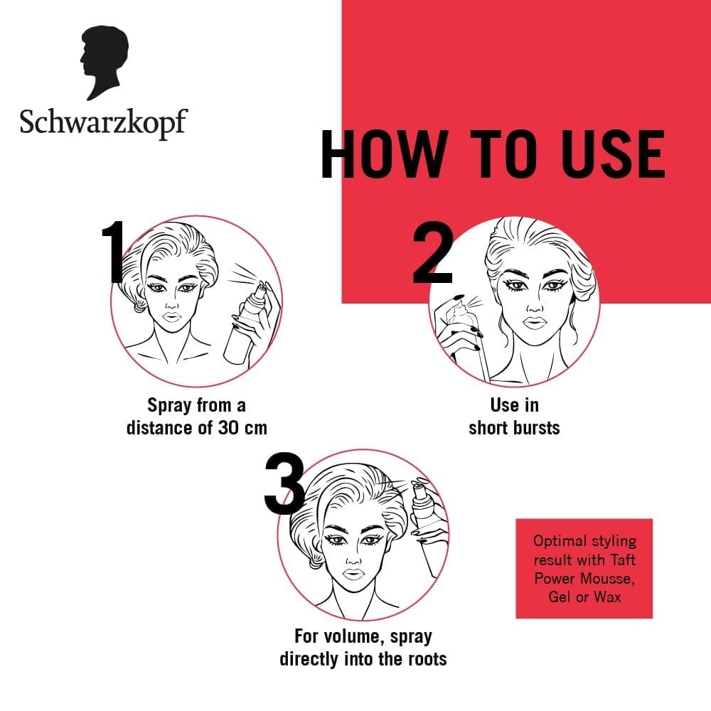 Schwarzkopf - Taft Shine Hairspray - 4 Spray (250mL)