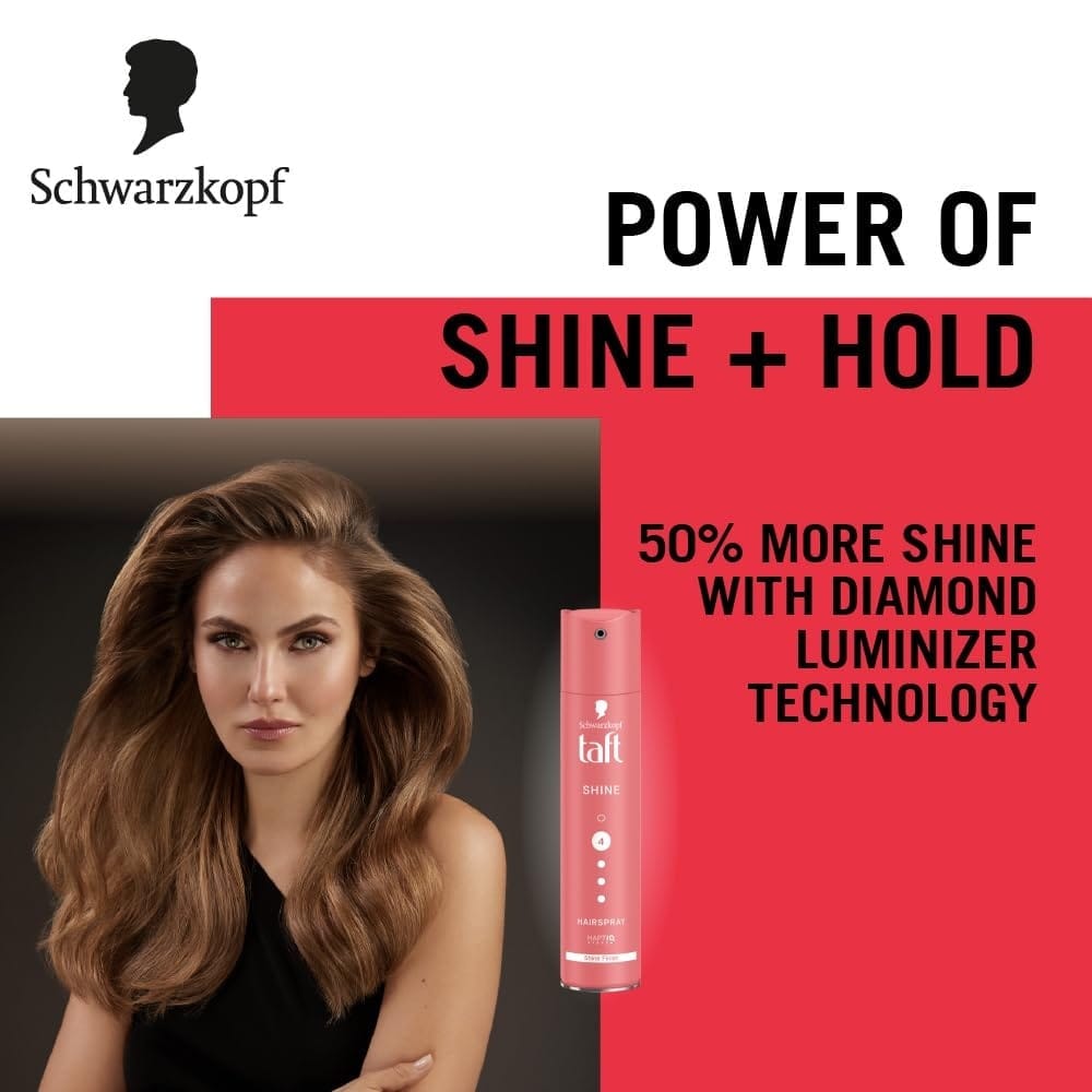 Schwarzkopf - Taft Shine Hairspray - 4 Spray (250mL)