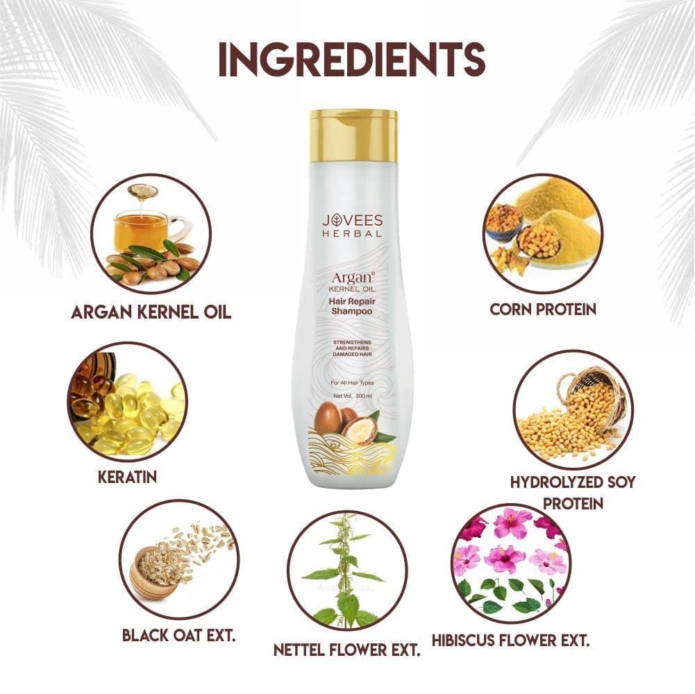 Jovees - ARGAN KERNEL OIL HAIR REPAIR SHAMPOO (300mL)